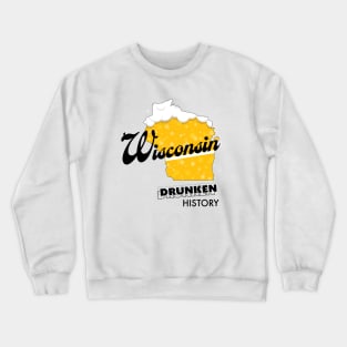 Beer Overflow Design Crewneck Sweatshirt